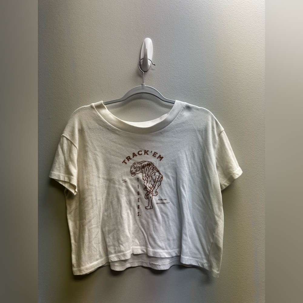 Scarlet & Gold White Auburn T-Shirt